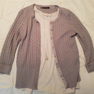 Maurices Gray Cardigan